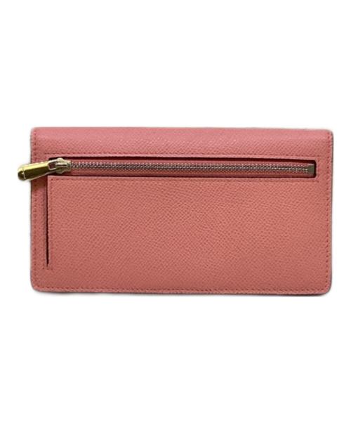 Salvatore Ferragamo（サルヴァトーレ フェラガモ）Salvatore Ferragamo (サルヴァトーレ フェラガモ) ガンチーニウォレット ピンクの古着・服飾アイテム