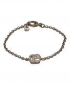 GUCCIグッチ）の古着「ダブルGブレスレット」｜シルバー