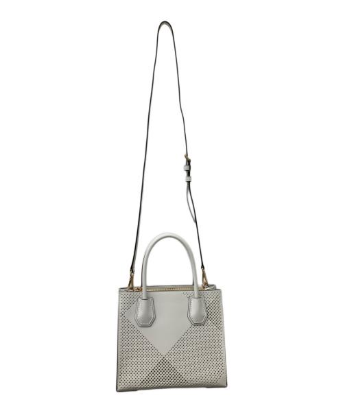 MICHAEL KORS（マイケル・コース）MICHAEL KORS (マイケル・コース) 2WAYハンドバッグ ホワイトの古着・服飾アイテム