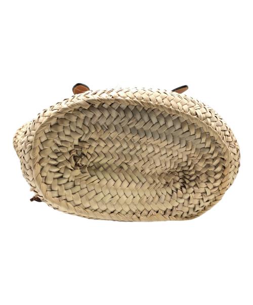 TOD'S（トッズ）TOD'S (トッズ) ロゴ入りミディアムレザーカゴバッグ ブラウンの古着・服飾アイテム