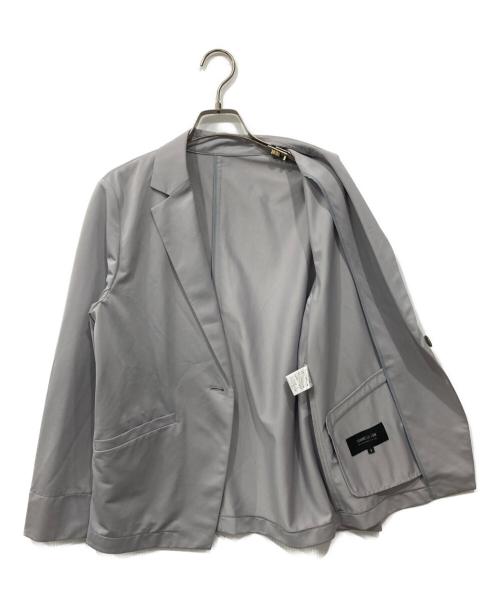 COMME CA ISM（コムサイズム）COMME CA ISM (コムサイズム) タイプライタージャージテーラードジャケット グレー サイズ:6の古着・服飾アイテム