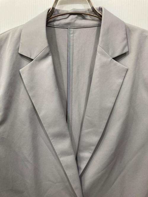 COMME CA ISM（コムサイズム）COMME CA ISM (コムサイズム) タイプライタージャージテーラードジャケット グレー サイズ:6の古着・服飾アイテム