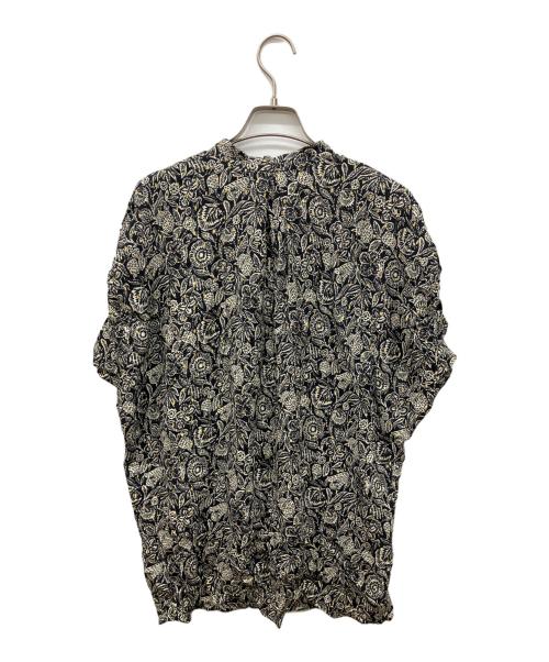 journal standard L'essage（ジャーナルスタンダード レサージュ）journal standard L'essage (ジャーナルスタンダード レサージュ) LESSAGE (レサージュ) DEVEAUX GOLDモノトーンシャツ ブラック サイズ:FREEの古着・服飾アイテム