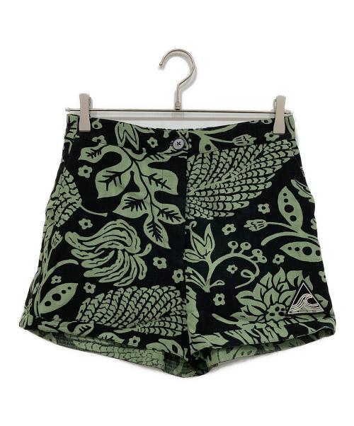 JIL SANDER+（ジルサンダープラス）JIL SANDER+ (ジルサンダープラス) ショートパンツ グリーン×ブラック サイズ:32の古着・服飾アイテム