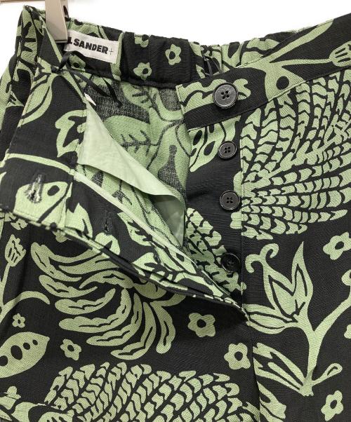 JIL SANDER+（ジルサンダープラス）JIL SANDER+ (ジルサンダープラス) ショートパンツ グリーン×ブラック サイズ:32の古着・服飾アイテム