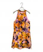 DRIES VAN NOTENドリスヴァンノッテン）の古着「フローラルオールインワン」｜ピンク×オレンジ