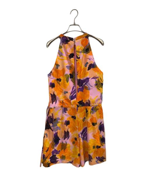 DRIES VAN NOTEN（ドリスヴァンノッテン）DRIES VAN NOTEN (ドリスヴァンノッテン) フローラルオールインワン ピンク×オレンジ サイズ:36の古着・服飾アイテム