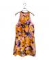 DRIES VAN NOTEN（ドリスヴァンノッテン）の古着「フローラルオールインワン」｜ピンク×オレンジ
