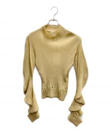 BOTTEGA VENETA（ボッテガベネタ）の古着「シルクニット」｜ベージュ