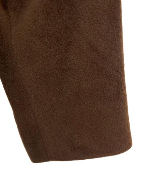 MaxMara（マックスマーラ）MaxMara (マックスマーラ) ウールカシミヤダブルコート ブラウン サイズ:42の古着・服飾アイテム