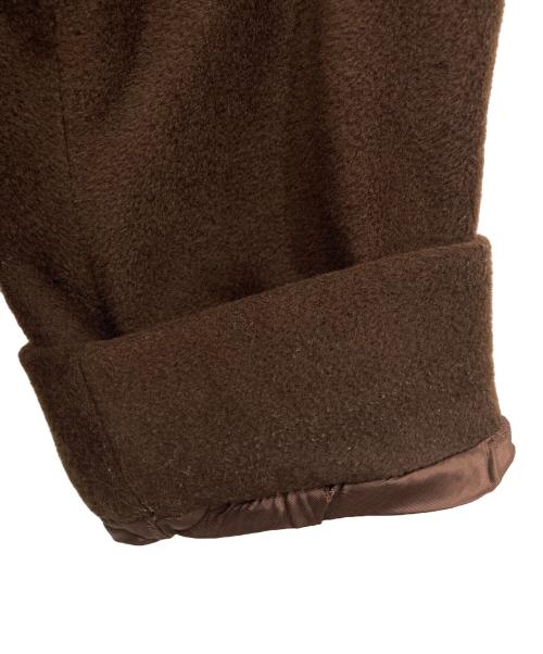 MaxMara（マックスマーラ）MaxMara (マックスマーラ) ウールカシミヤダブルコート ブラウン サイズ:42の古着・服飾アイテム