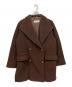 MaxMara（マックスマーラ）の古着「ウールカシミヤダブルコート」｜ブラウン