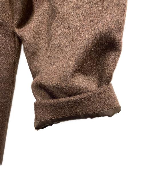 crie conforto（クリー コンフォルト）crie conforto (クリー コンフォルト) チェスターダブルロングコート ブラウン サイズ:FREEの古着・服飾アイテム