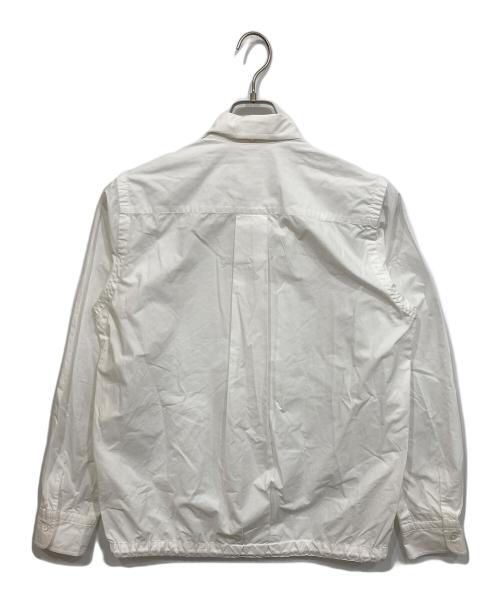 sacai（サカイ）sacai (サカイ) DRAWSTRING COTTON POPLIN SHIRT ホワイト サイズ:2の古着・服飾アイテム