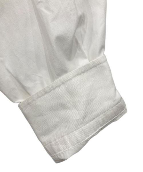 sacai（サカイ）sacai (サカイ) DRAWSTRING COTTON POPLIN SHIRT ホワイト サイズ:2の古着・服飾アイテム