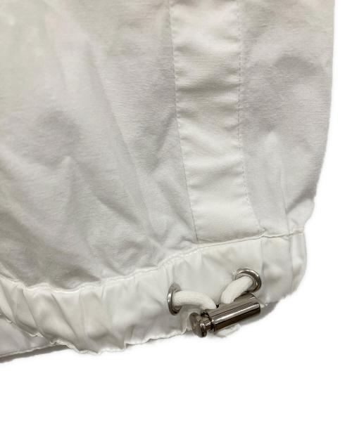 sacai（サカイ）sacai (サカイ) DRAWSTRING COTTON POPLIN SHIRT ホワイト サイズ:2の古着・服飾アイテム