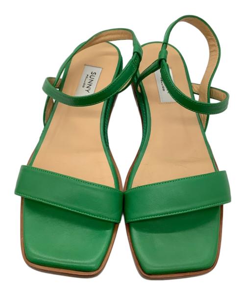 PELLICO SUNNY（ペリーコサニー）PELLICO SUNNY (ペリーコサニー) PELLICO SUNNY ジュートフラットサンダル グリーン サイズ:35の古着・服飾アイテム