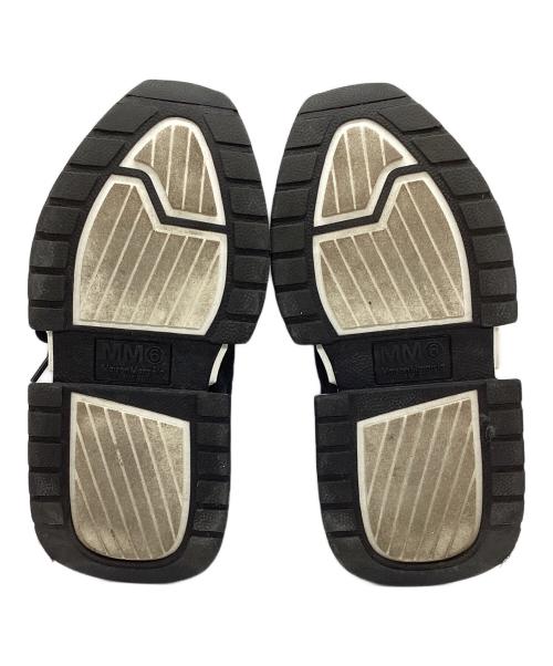 MM6 Maison Margiela（エムエムシックスメゾンマルジェラ）MM6 Maison Margiela (エムエムシックスメゾンマルジェラ) ハイトップ パフレア ランナー ブラック サイズ:35の古着・服飾アイテム