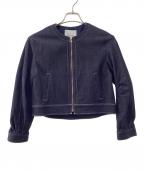 ANAYIアナイ）の古着「デニムライクジップアップジャケット」｜インディゴ