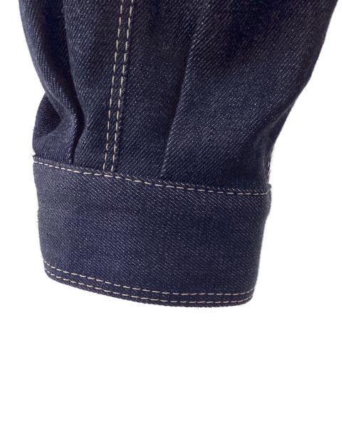 ANAYI（アナイ）ANAYI (アナイ) デニムライクジップアップジャケット インディゴ サイズ:36の古着・服飾アイテム