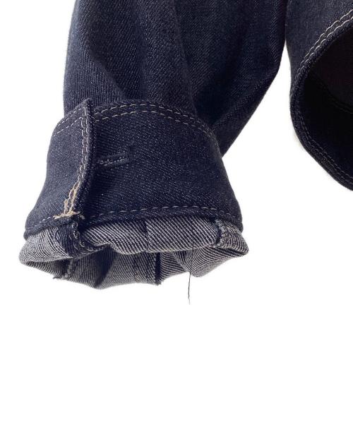 ANAYI（アナイ）ANAYI (アナイ) デニムライクジップアップジャケット インディゴ サイズ:36の古着・服飾アイテム