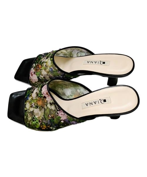 DIANA（ダイアナ）DIANA (ダイアナ) ミュール ブラック サイズ:Mの古着・服飾アイテム