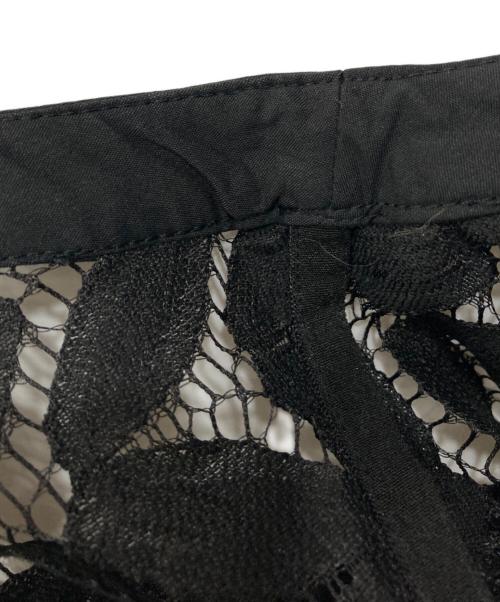 Adonisis（アドニシス）Adonisis (アドニシス) 3レースミックスバルーンスリーブブラウス グリーン サイズ:Fの古着・服飾アイテム