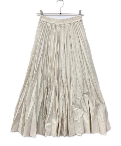 MARILYN MOON（マリリンムーン）MARILYN MOON (マリリンムーン) modern pleats skirt アイボリー サイズ:FREEの古着・服飾アイテム