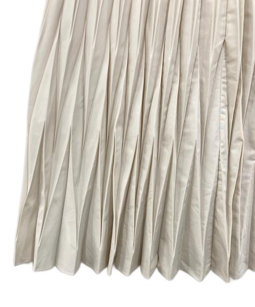 MARILYN MOON（マリリンムーン）MARILYN MOON (マリリンムーン) modern pleats skirt アイボリー サイズ:FREEの古着・服飾アイテム