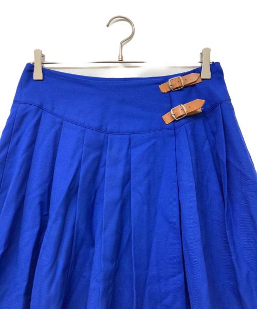 O'NEIL OF DUBLIN（オニールオブダブリン）O'NEIL OF DUBLIN (オニールオブダブリン) ラップスカート ブルー サイズ:SIZE Freeの古着・服飾アイテム