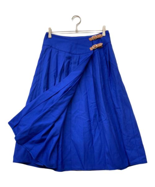 O'NEIL OF DUBLIN（オニールオブダブリン）O'NEIL OF DUBLIN (オニールオブダブリン) ラップスカート ブルー サイズ:SIZE Freeの古着・服飾アイテム