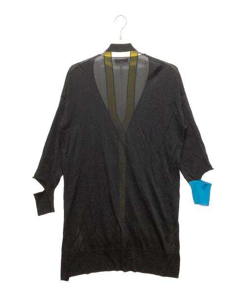 DIESEL（ディーゼル）DIESEL (ディーゼル) カーディガン ブラック サイズ:Mの古着・服飾アイテム