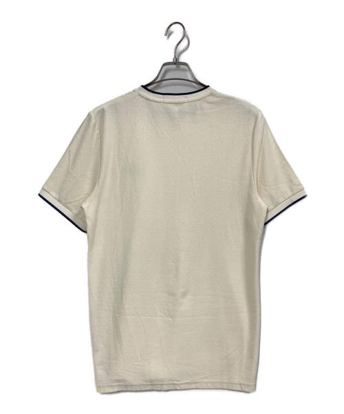 FRED PERRY（フレッドペリー）FRED PERRY (フレッドペリー) CREPE PIQUE T-SHIRT アイボリー サイズ:Sの古着・服飾アイテム
