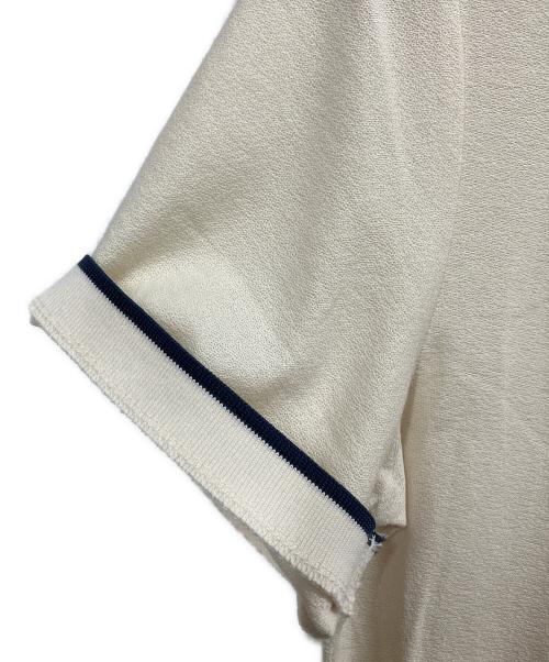 FRED PERRY（フレッドペリー）FRED PERRY (フレッドペリー) CREPE PIQUE T-SHIRT アイボリー サイズ:Sの古着・服飾アイテム