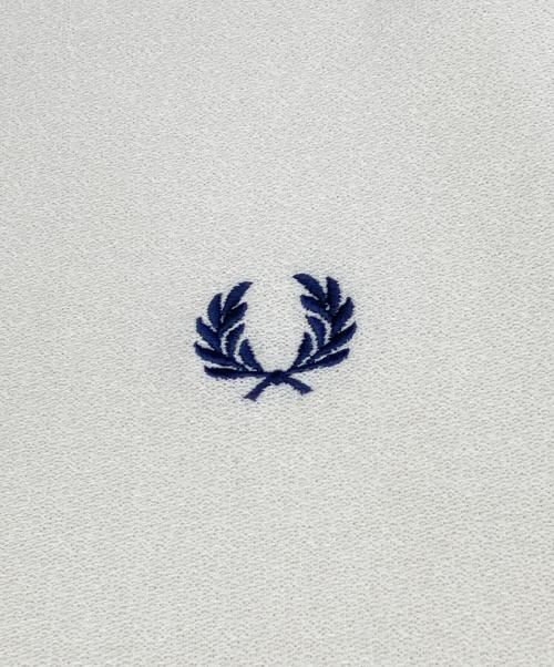 FRED PERRY（フレッドペリー）FRED PERRY (フレッドペリー) CREPE PIQUE T-SHIRT アイボリー サイズ:Sの古着・服飾アイテム