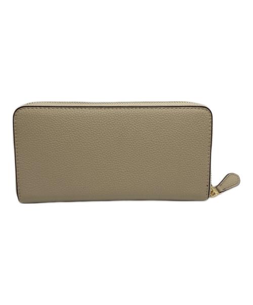 COACH（コーチ）COACH (コーチ) アコーディオンジップウォレット リジェネラティブレザー ミニーマウス ベージュの古着・服飾アイテム