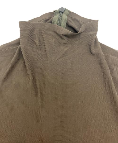 ALAIA（アライア）ALAIA (アライア) Draped Jersey Dress　ドレープトジャージードレス カーキ サイズ:36の古着・服飾アイテム