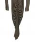 中古・古着 ALAIA (アライア) Draped Jersey Dress　ドレープトジャージードレス カーキ サイズ:36：15000円