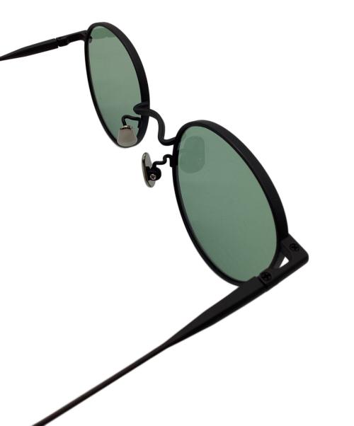 BLANC（ブラン）BLANC (ブラン) サングラス ブラック×グリーン サイズ:47□23 142の古着・服飾アイテム