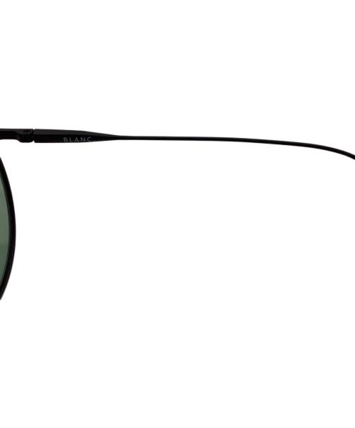 BLANC（ブラン）BLANC (ブラン) サングラス ブラック×グリーン サイズ:47□23 142の古着・服飾アイテム