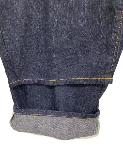 DANTON（ダントン）DANTON (ダントン) カラーデニム ベルテッドイージーパンツ インディゴ サイズ:38 未使用品の古着・服飾アイテム
