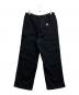 DANTON (ダントン) DRILL CLOTH PAINTER PANTS ブラック サイズ:42 未使用品：7000円
