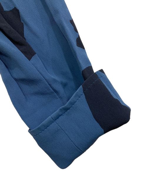 marimekko（マリメッコ）marimekko (マリメッコ) レーヨンワンピース ブルー サイズ:36の古着・服飾アイテム