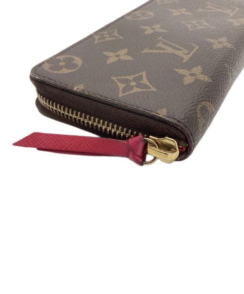 LOUIS VUITTON（ルイ ヴィトン）LOUIS VUITTON (ルイ ヴィトン) 長財布　ポルトフォイユ・クレマンス　モノグラム フューシャの古着・服飾アイテム
