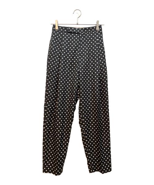 VERMEIL par iena（ヴェルメイユ パー イエナ）VERMEIL par iena (ヴェルメイユ パー イエナ) ドットパンツ ブラック サイズ:36の古着・服飾アイテム
