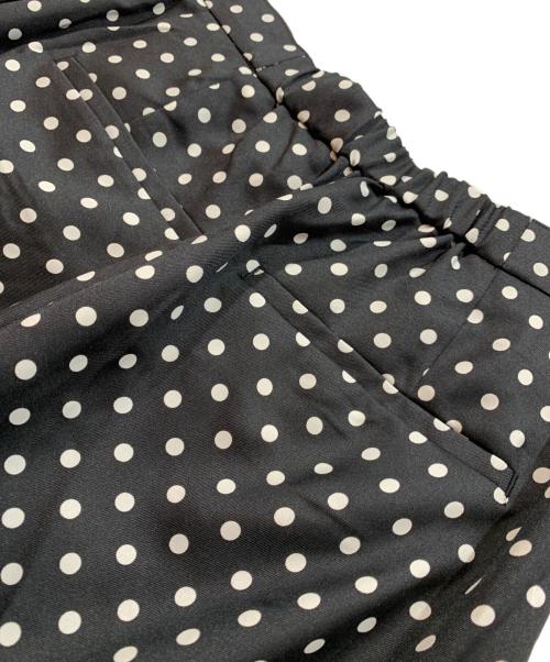 VERMEIL par iena（ヴェルメイユ パー イエナ）VERMEIL par iena (ヴェルメイユ パー イエナ) ドットパンツ ブラック サイズ:36の古着・服飾アイテム