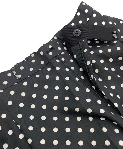 VERMEIL par iena（ヴェルメイユ パー イエナ）VERMEIL par iena (ヴェルメイユ パー イエナ) ドットパンツ ブラック サイズ:36の古着・服飾アイテム