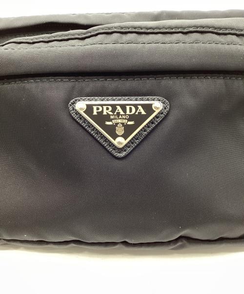 PRADA（プラダ）PRADA (プラダ) テスート ナイロンボディバッグ ブラックの古着・服飾アイテム