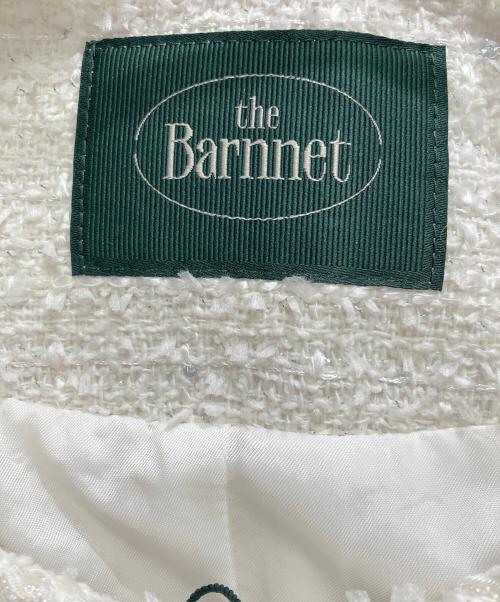 the Barnnet（ザ バーネット）the Barnnet (ザ バーネット) Melina Tweed Set-up Jacket ホワイト サイズ:FREE 未使用品の古着・服飾アイテム