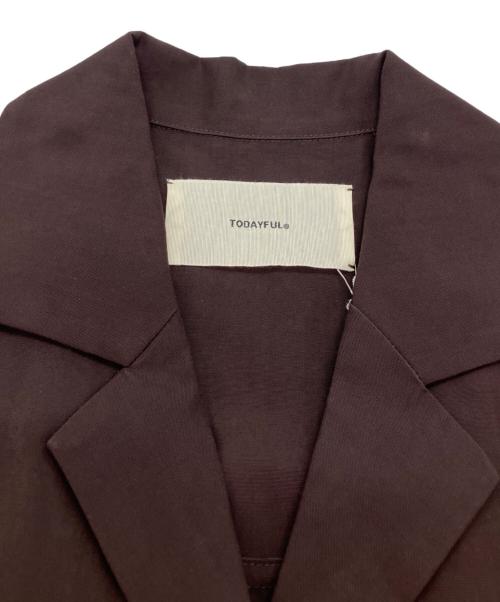TODAYFUL（トゥデイフル）TODAYFUL (トゥデイフル) Halfsleeve Box Shirts ブラウン サイズ:FREEの古着・服飾アイテム